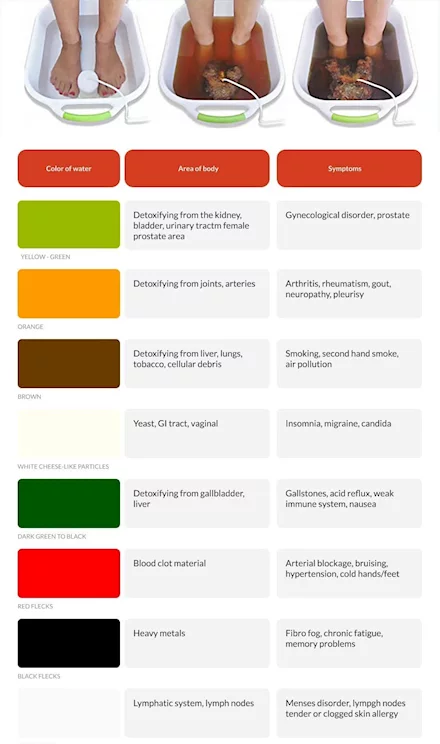 What do the colors in your treatment mean?